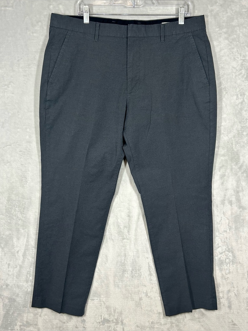 Bonobos Pants Thursday Mens Size 36x28 Grey Chinos Athletic Fit Houndstooth